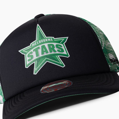 Melbourne Stars Grunge Camo Trucker Hat Youth