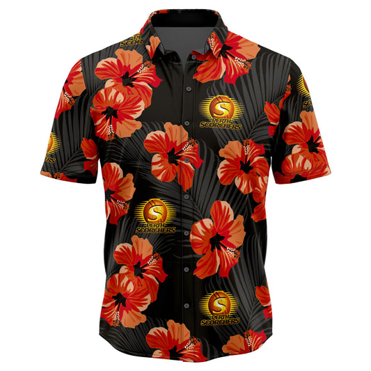 Perth Scorchers Hawaiian Shirt