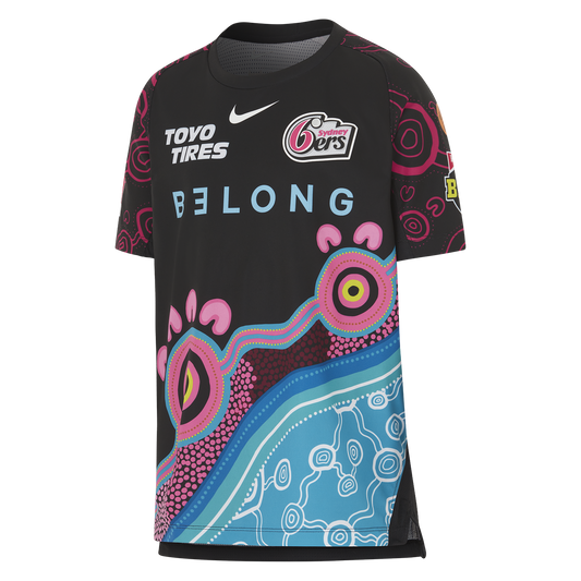 Sydney Sixers 2024/25 Kids Indigenous BBL Jersey