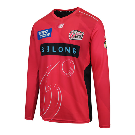 Sydney Sixers BBL Playing Tee Long Sleeve Mens