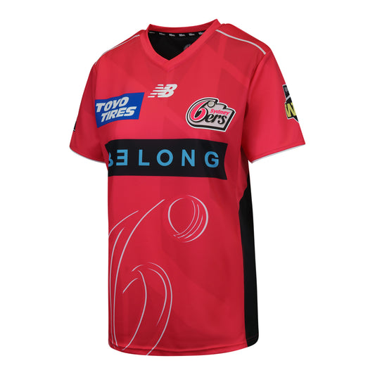 Sydney Sixers WBBL Playing Tee Short Sleeve Womens