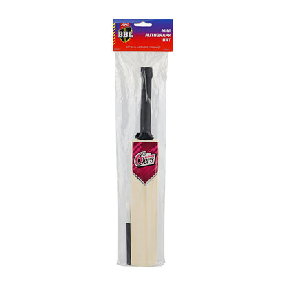 Sydney Sixers Mini Autograph Cricket Bat W/Marker